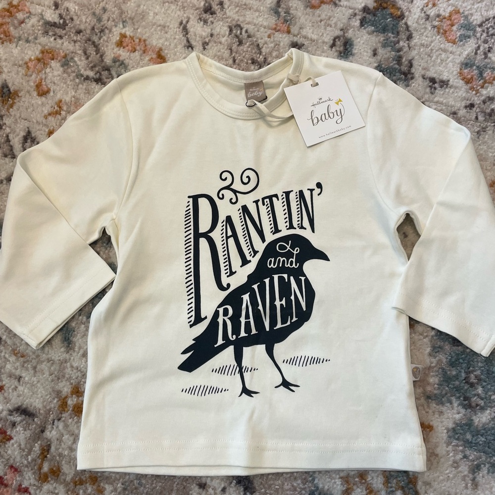 Hallmark Baby Rantin’ and Raven tee 🐦‍⬛